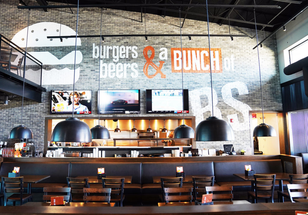 Interior of Burger Shed
